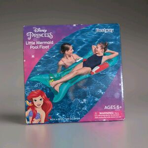 Bestway Disney Princess Little Mermaid Pool Float Inflatable Lounge Raft New
